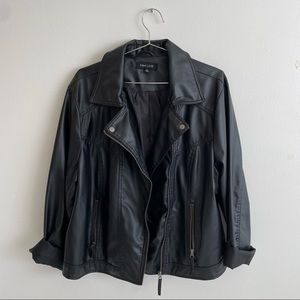 Faux Leather Biker Jacket